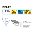 Scooter Drive Belt 765x18.9 - Reliable Transmission Belt