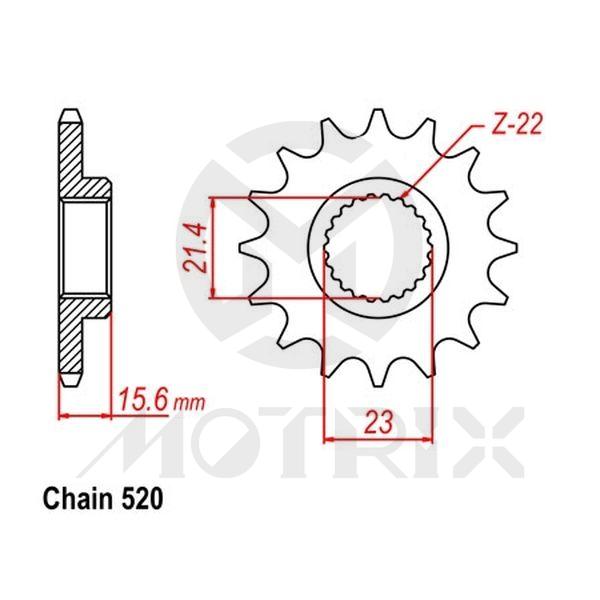 Front sprocket JTF577