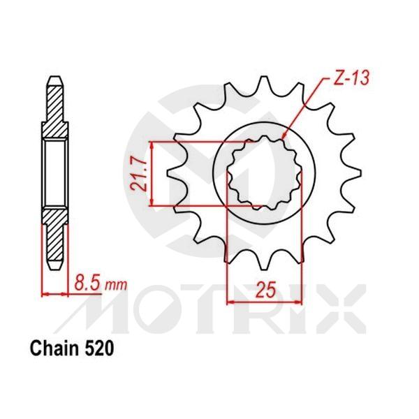 Front sprocket JTF578