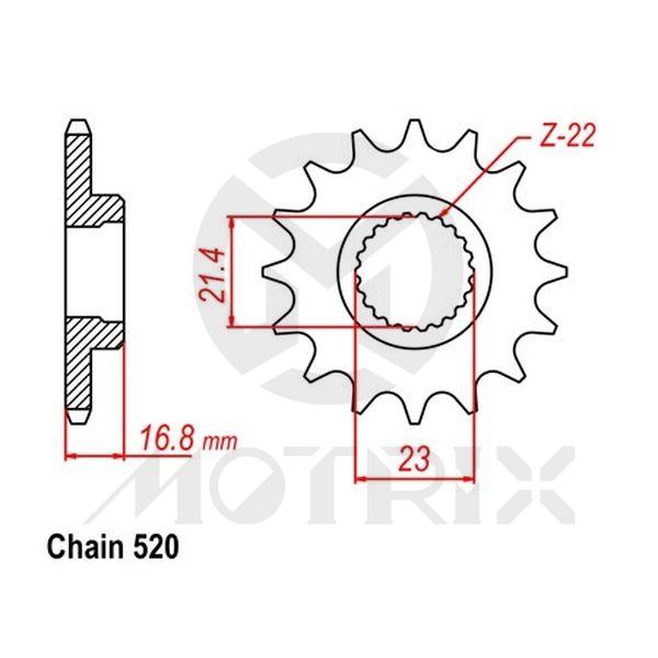 Front sprocket JTF582