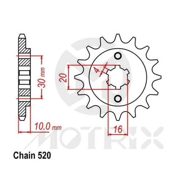Front sprocket JTF711
