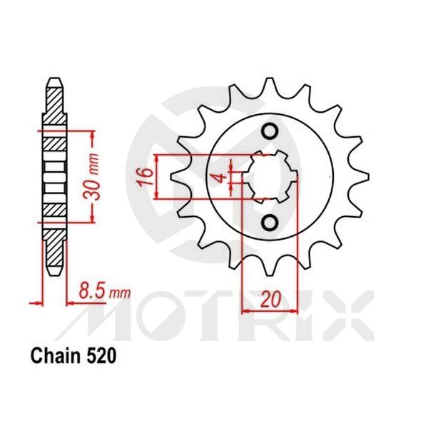 Front sprocket JTF718