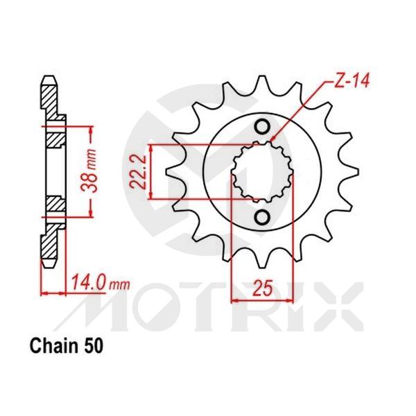 Front sprocket JTF739
