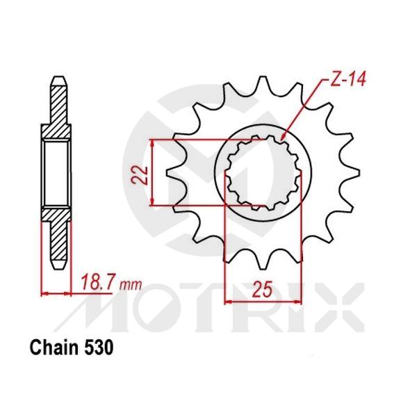Front sprocket JTF743