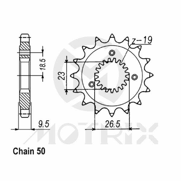 Front sprocket JTF884