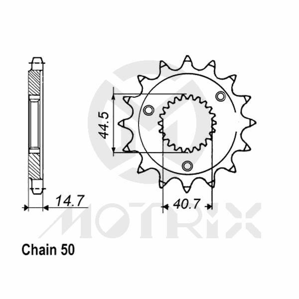 Front sprocket JTF989