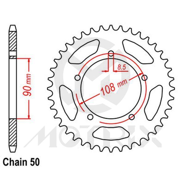 Rear sprocket JTR1022