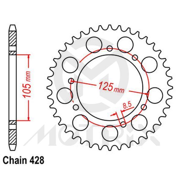 Rear sprocket JTR1034