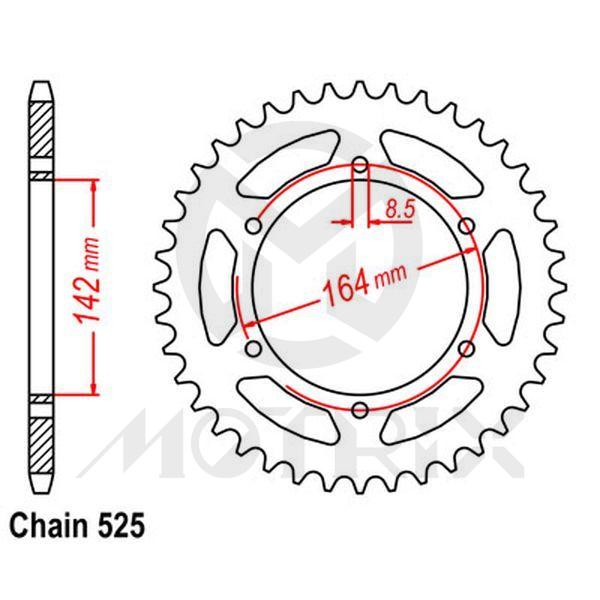 Rear sprocket JTR1074
