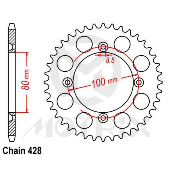 Rear sprocket JTR1204
