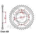 Rear sprocket JTR1219