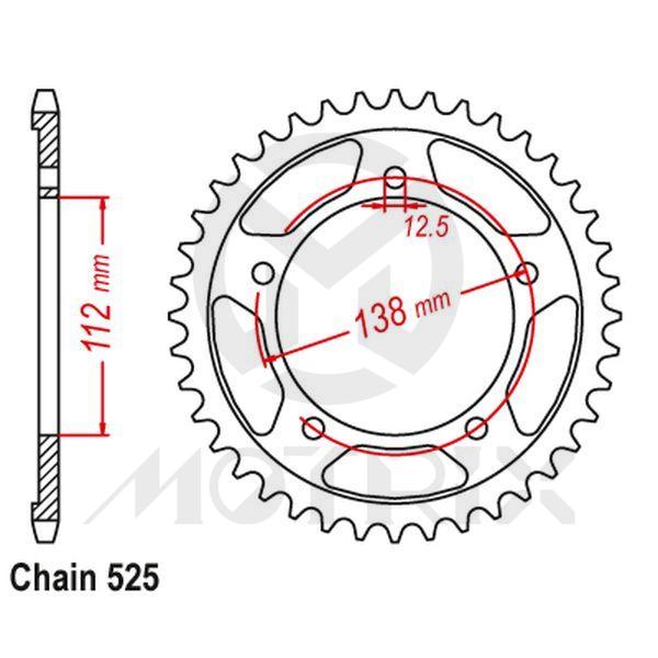 Rear sprocket JTR1304
