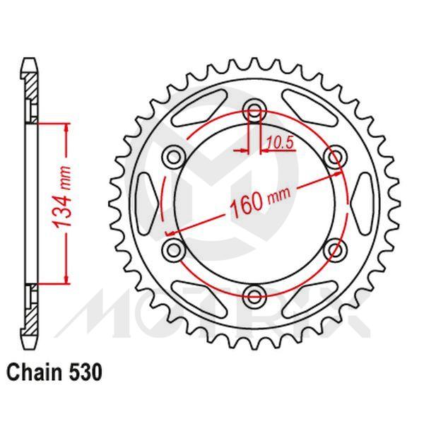 Rear sprocket JTR1306