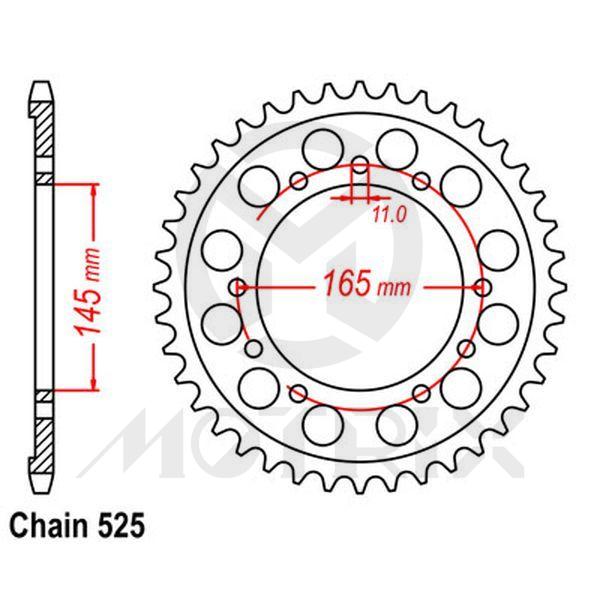 Rear sprocket JTR1311