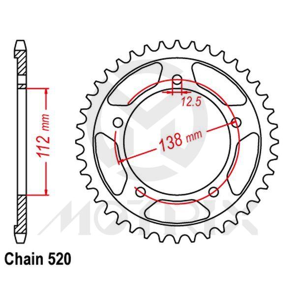 Rear sprocket JTR1316