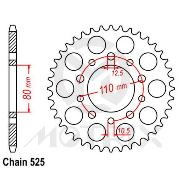 Rear sprocket JTR1332