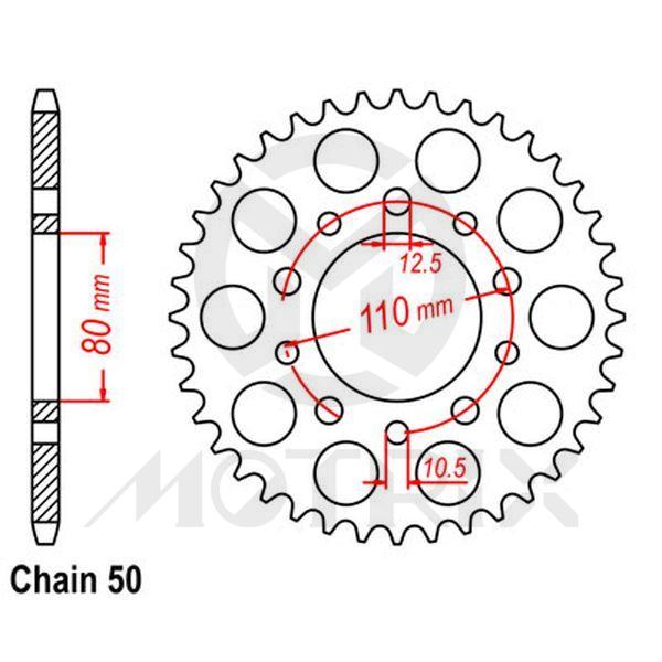 Rear sprocket JTR1334