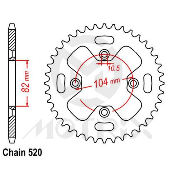 Rear sprocket JTR1352