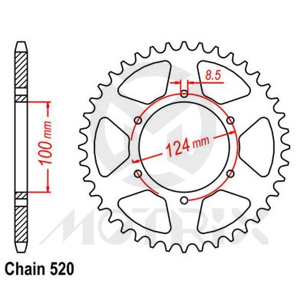 Rear sprocket JTR1412