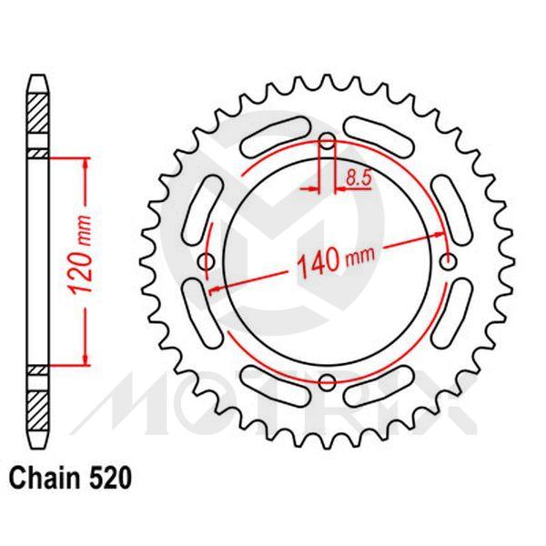 Rear sprocket JTR1413