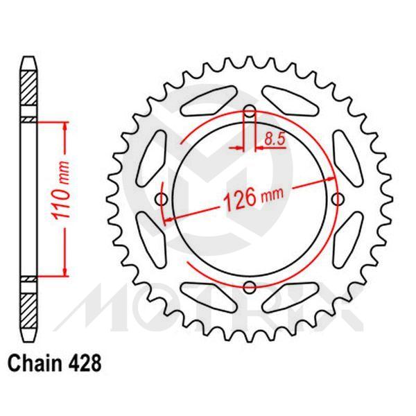 Rear sprocket JTR1466