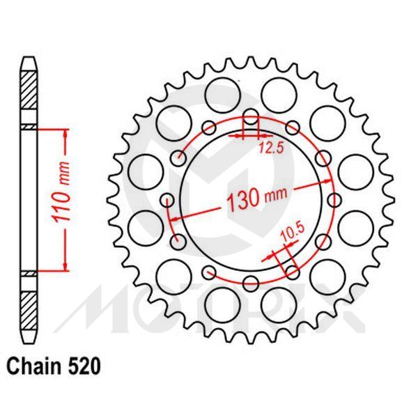 Rear sprocket JTR1482