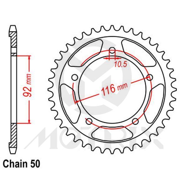 Rear sprocket JTR1493