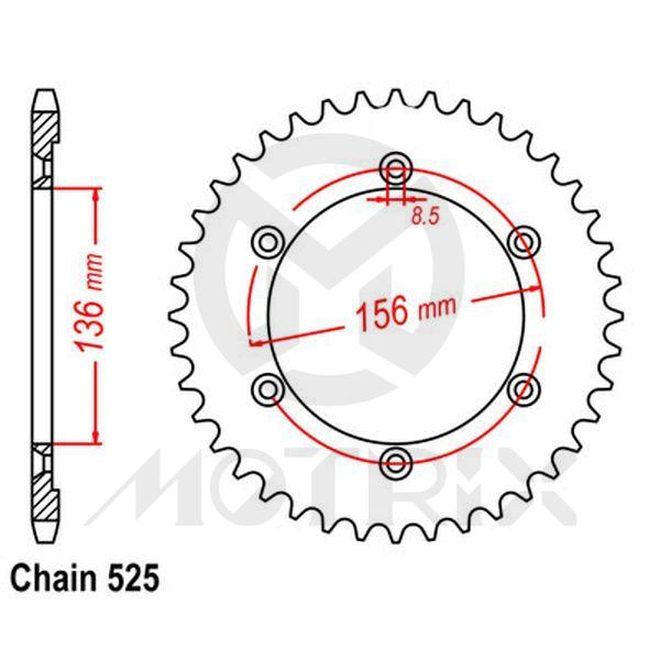 Rear sprocket JTR1791