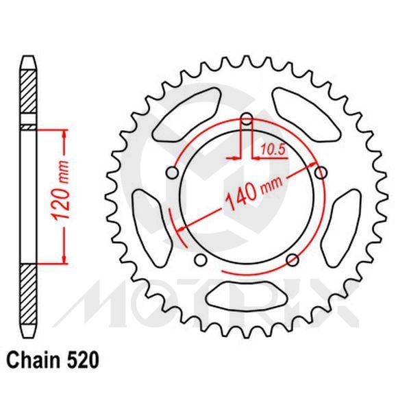 Rear sprocket JTR1793