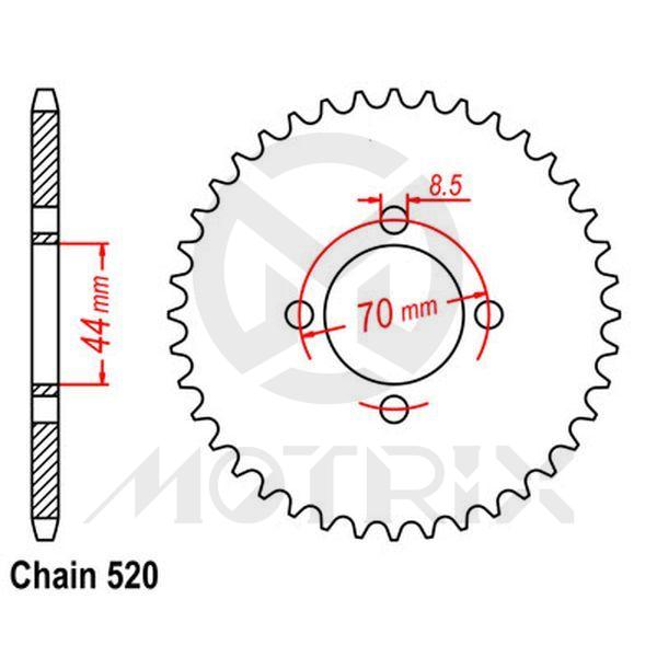 Rear sprocket JTR1795
