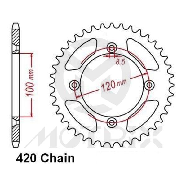 Rear sprocket JTR1798