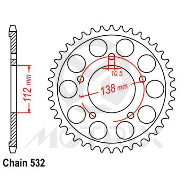 Rear sprocket JTR1873
