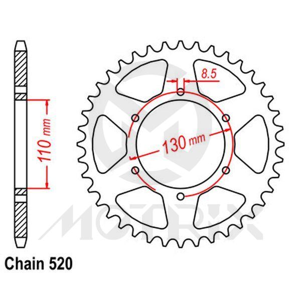 Rear sprocket JTR1977
