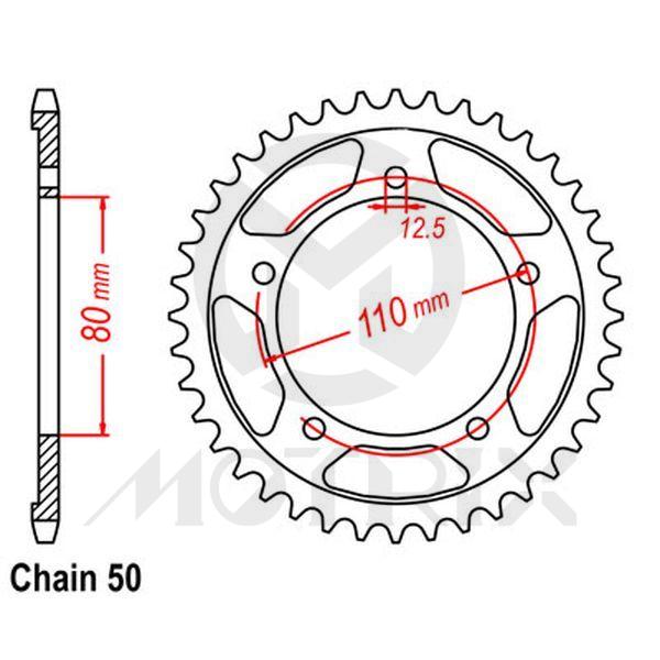 Rear sprocket JTR2010