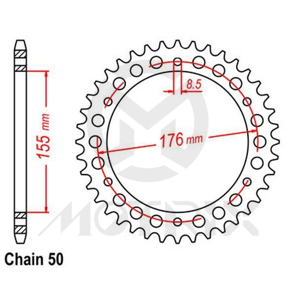 Rear sprocket JTR2011