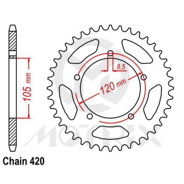 Rear sprocket JTR24