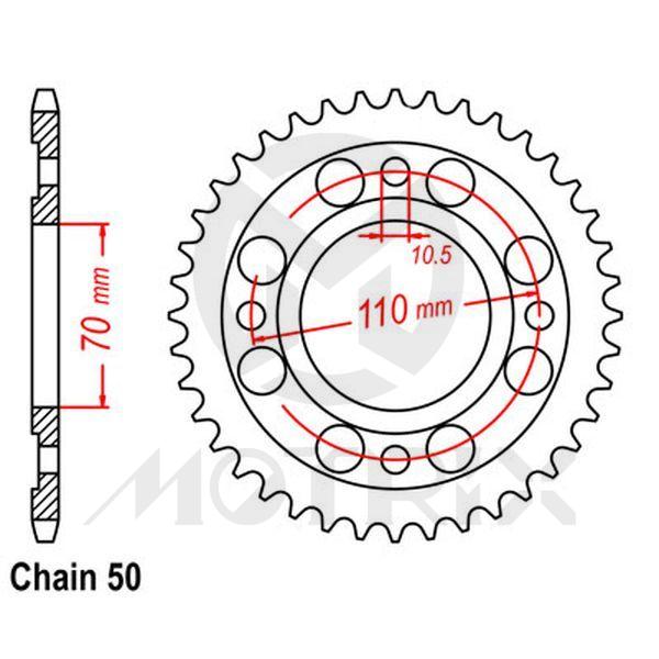 Rear sprocket JTR246
