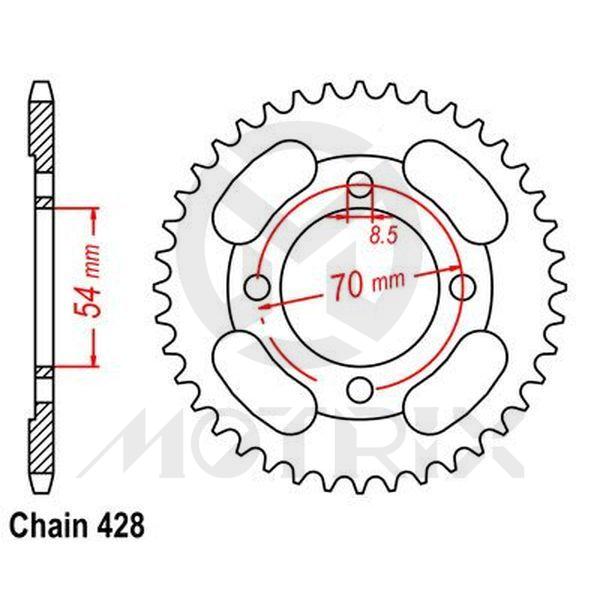 Rear sprocket JTR263