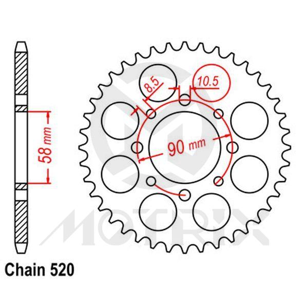 Rear sprocket JTR273