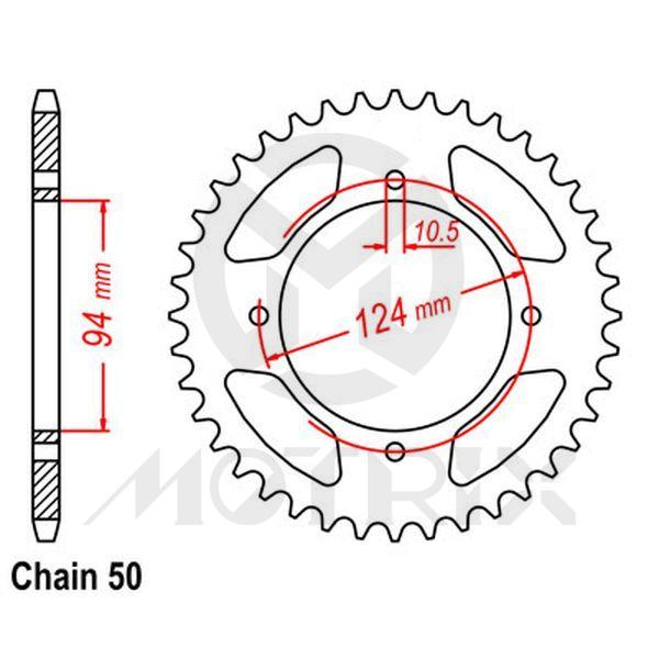 Rear sprocket JTR282