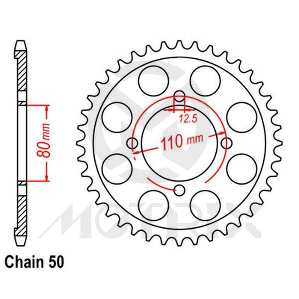 Rear sprocket JTR284