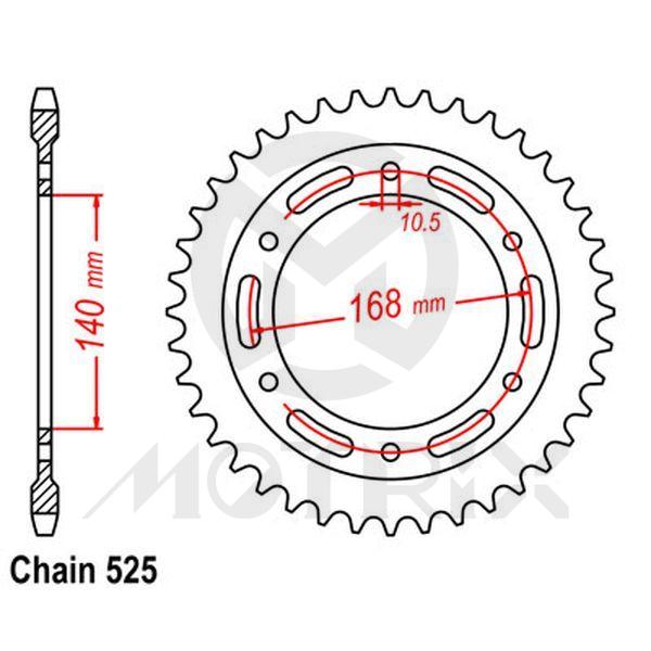 Rear sprocket JTR3