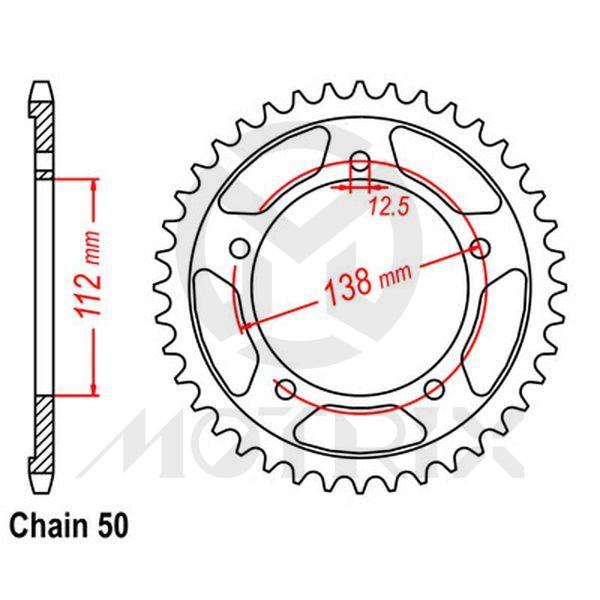 Rear sprocket JTR302