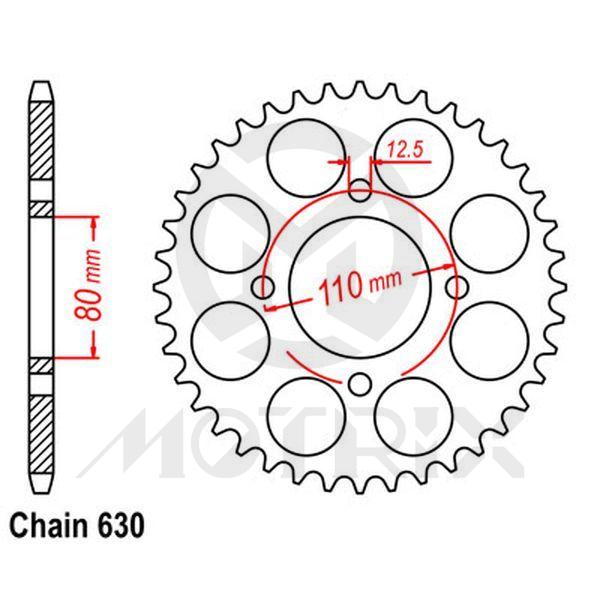 Rear sprocket JTR333