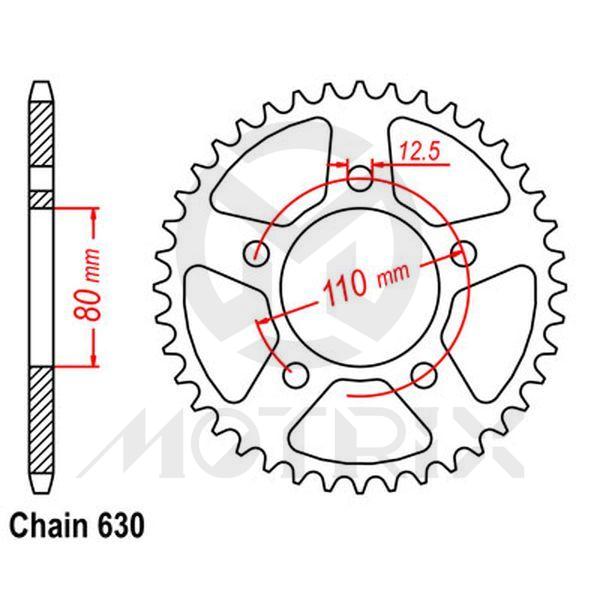 Rear sprocket JTR336