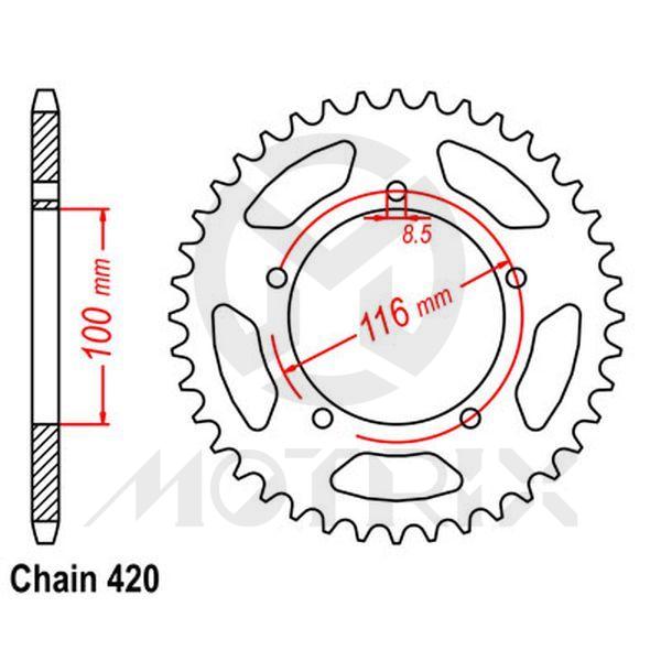 Rear sprocket JTR464