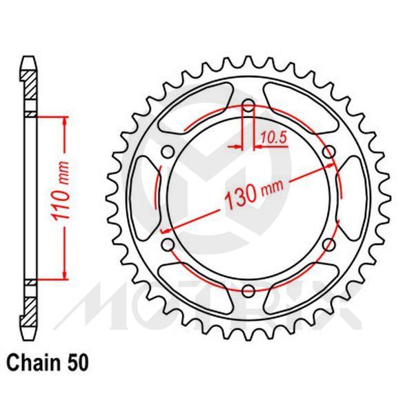Rear sprocket JTR479