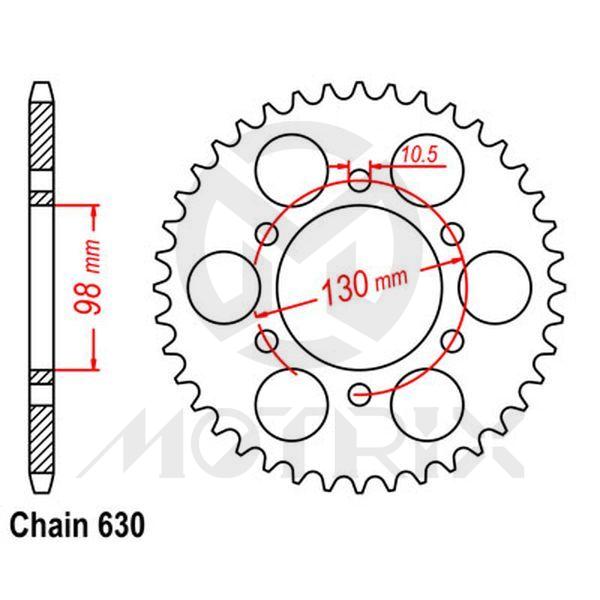 Rear sprocket JTR483