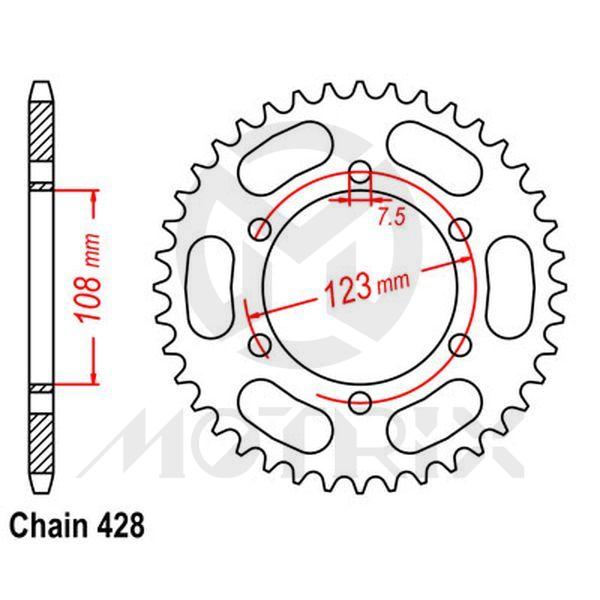 Rear sprocket JTR696