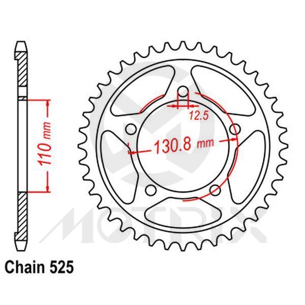 Rear sprocket JTR7